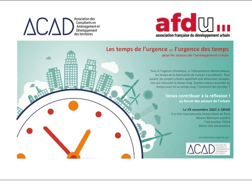 Partenariat AFDU-ACAD forum 2022