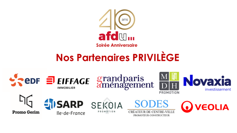 Partenaires Privilège des 40 ans de l'AFDU